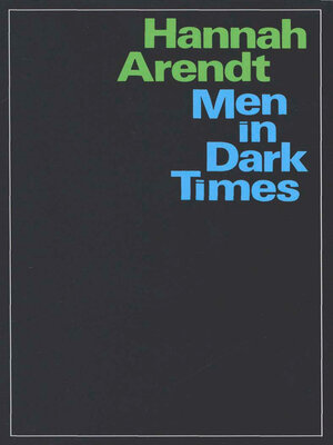 cover image of Men in Dark Times